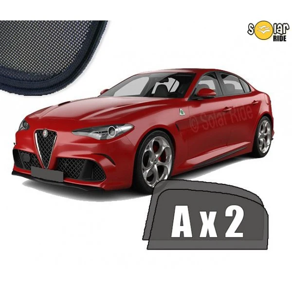 Solskjerm Alfa Romeo Giulia (2016-) (2 stk)
