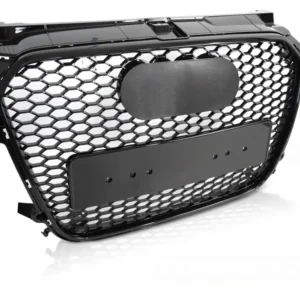 Grill Audi A1 8X (2010–2014) Sport Glossy Svart PDC - GRAU92