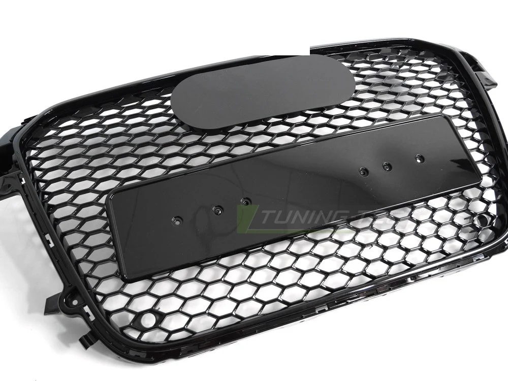 Grill Audi A1 8X (2010–2014) Sport Glossy Svart PDC - GRAU92