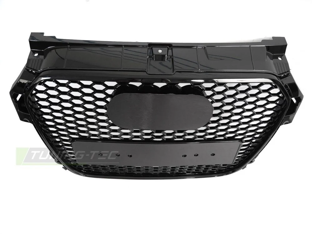 Grill Audi A1 8X (2010–2014) Sport Glossy Svart PDC - GRAU92