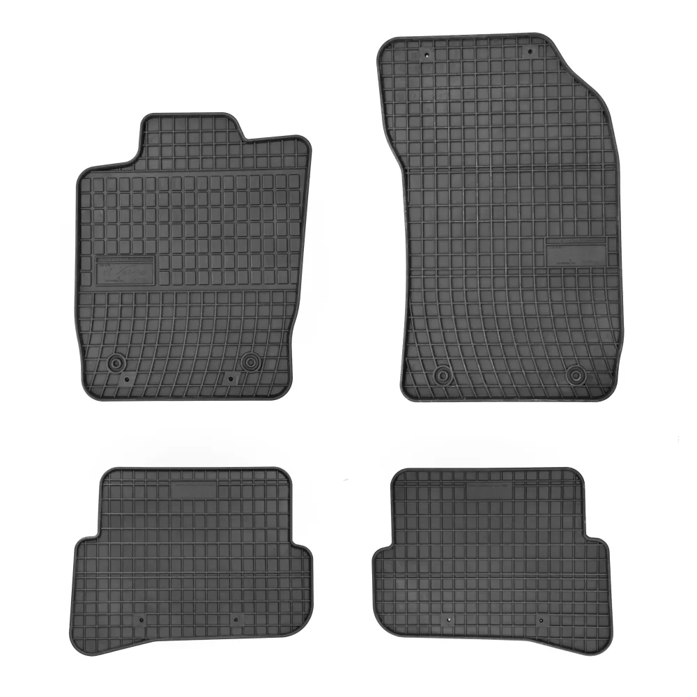 Gulvmatter Audi A1 8X (2010-2018) – med sidekant på 1 cm | Frogum