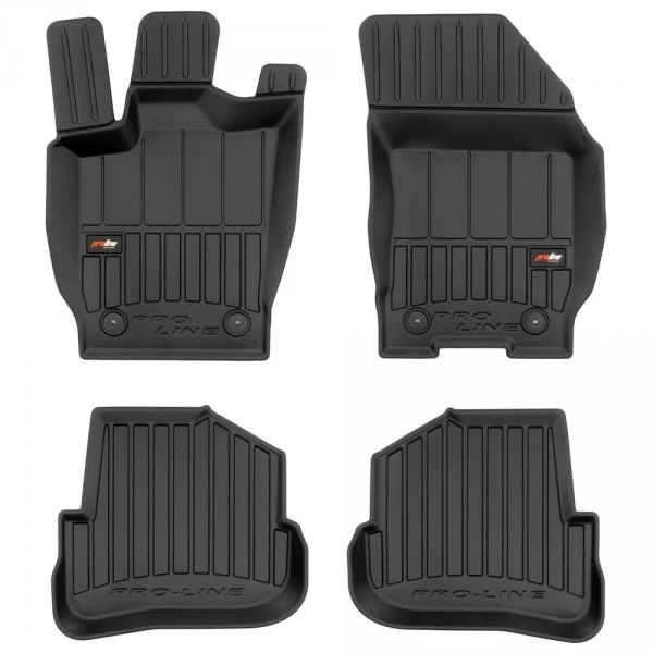 Gulvmatter Audi A1 8X Sportback (2010-2018) – 3D Premium med sidekant | Frogum