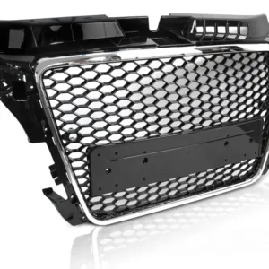 Grill Audi A3 8P (2008–2012) Sport Svart Krom PDC - GRAU94