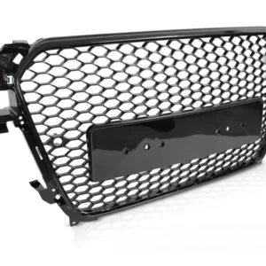 Grill Audi A4 B8 (2012–2015) Sport Glossy Svart PDC - GRAU99