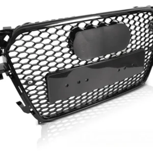 Grill Audi A4 B8 (2012–2015) Sport Glossy Svart PDC - GRAU98