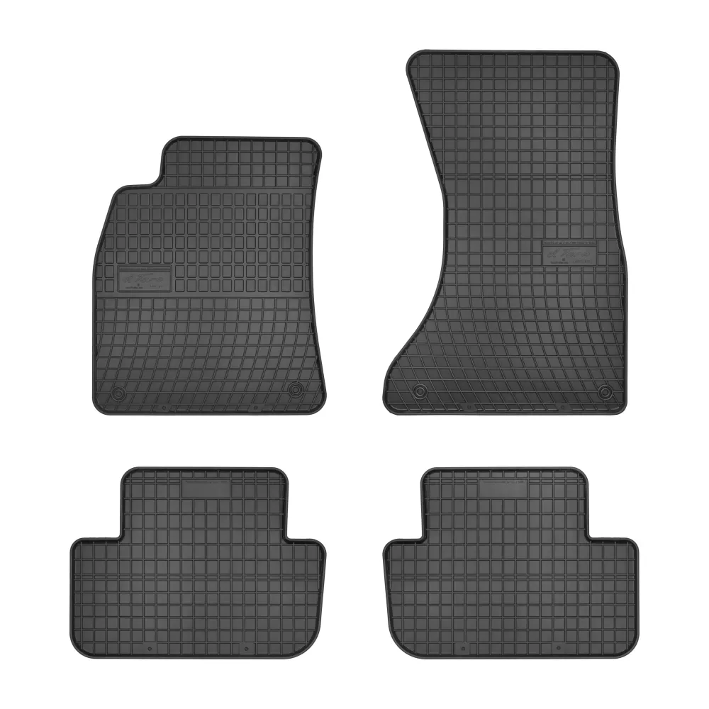 Gulvmatter Audi A4 B8 (2007-2015) – med sidekant på 1 cm | Frogum