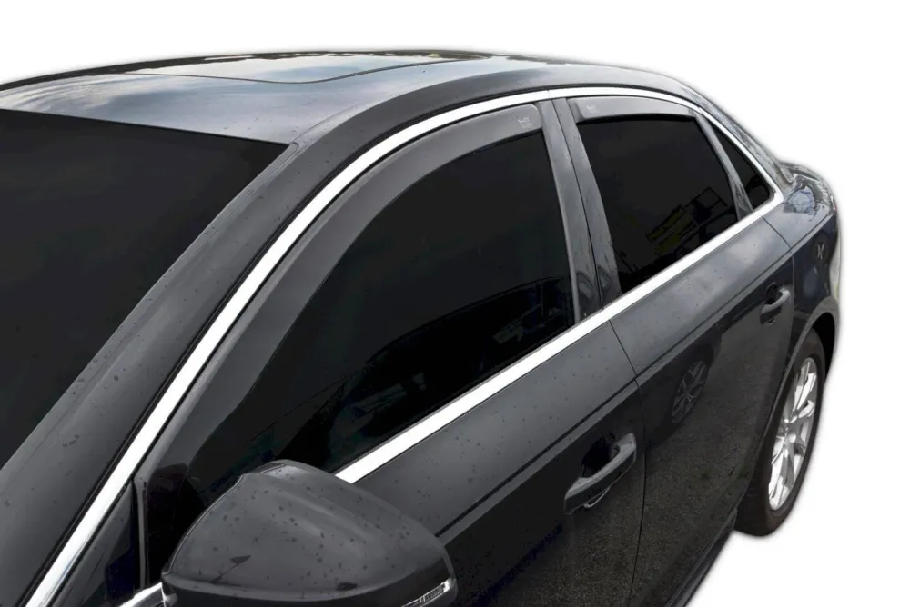Vindavviser Audi A4 B9 Sedan (2015-2024) – PMMA Plexi | Heko