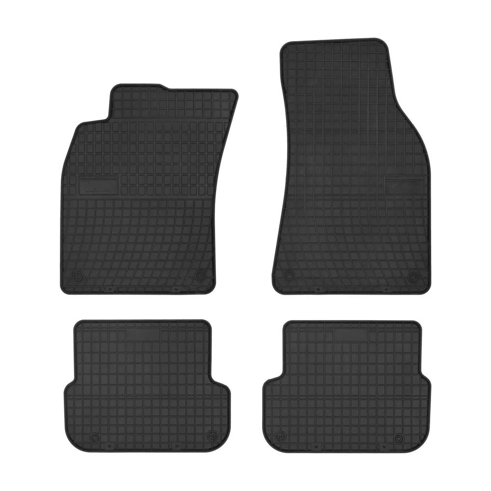 Gulvmatter Audi A6 C6 Facelift (2008-2011) – med sidekant på 1 cm | Frogum