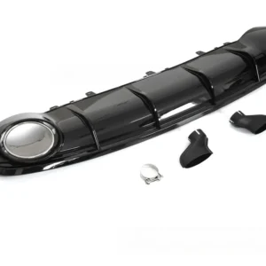 Diffusor Audi A7 C7 Sportback 2014–2018 høyglans svart, dobbelt utløp ZTAU19