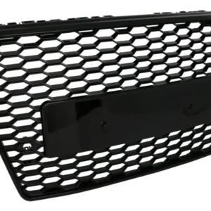 Grill Audi A7 C7 10–14 blank svart, PDC, uten logo