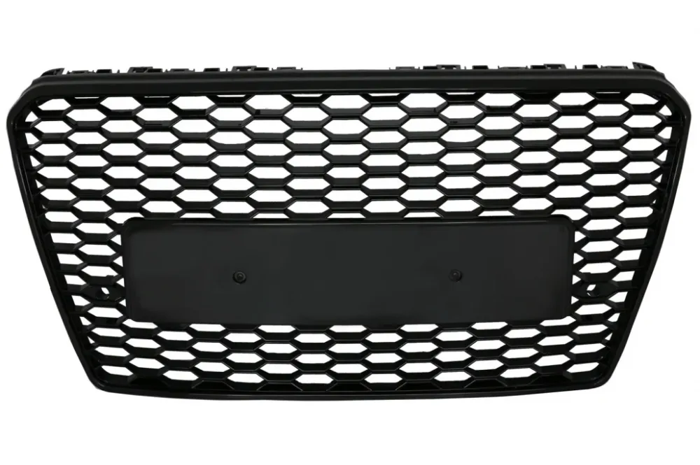 Grill Audi A7 C7 10–14 blank svart, PDC, uten logo