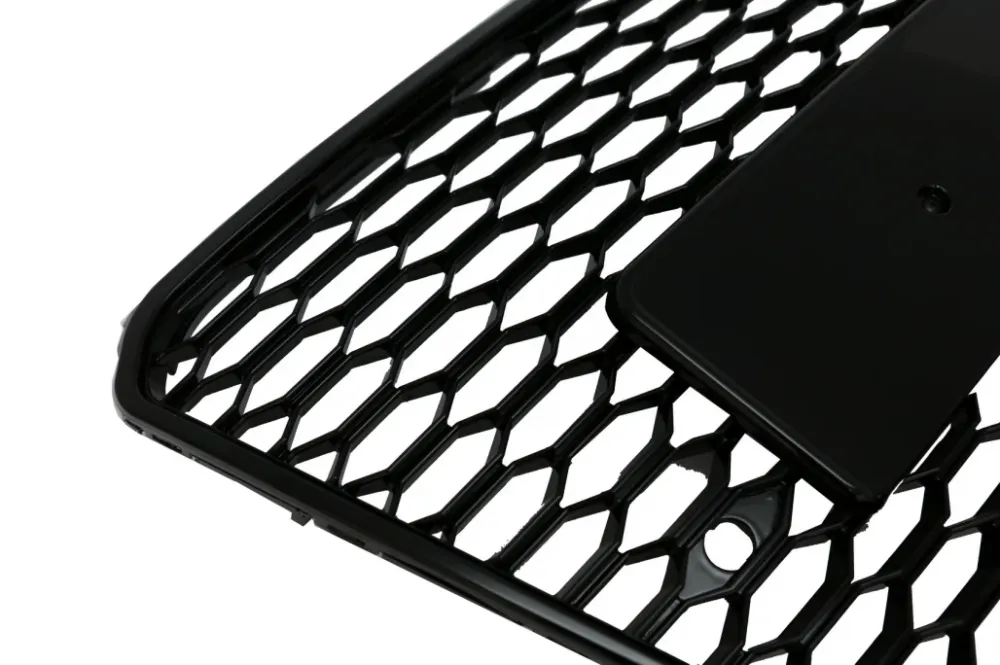 Grill Audi A7 C7 10–14 blank svart, PDC, uten logo