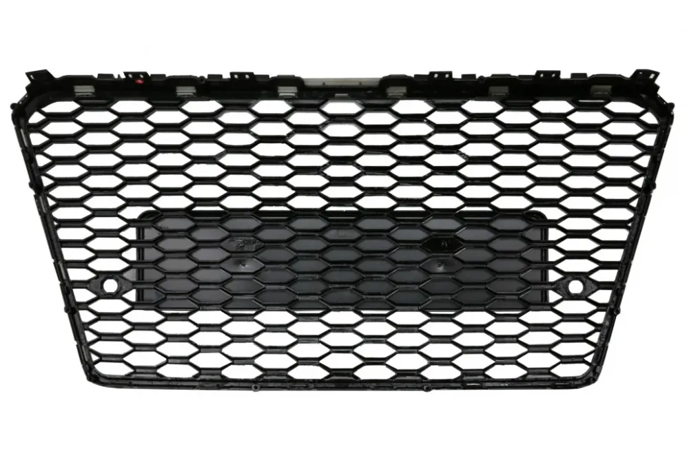 Grill Audi A7 C7 10–14 blank svart, PDC, uten logo