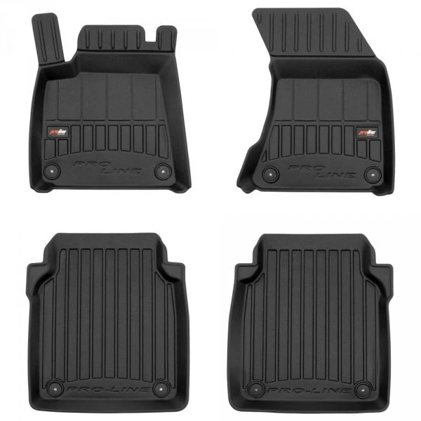 Gulvmatter Audi A8 D4 (2009-2017) – 3D Premium med sidekant | Frogum