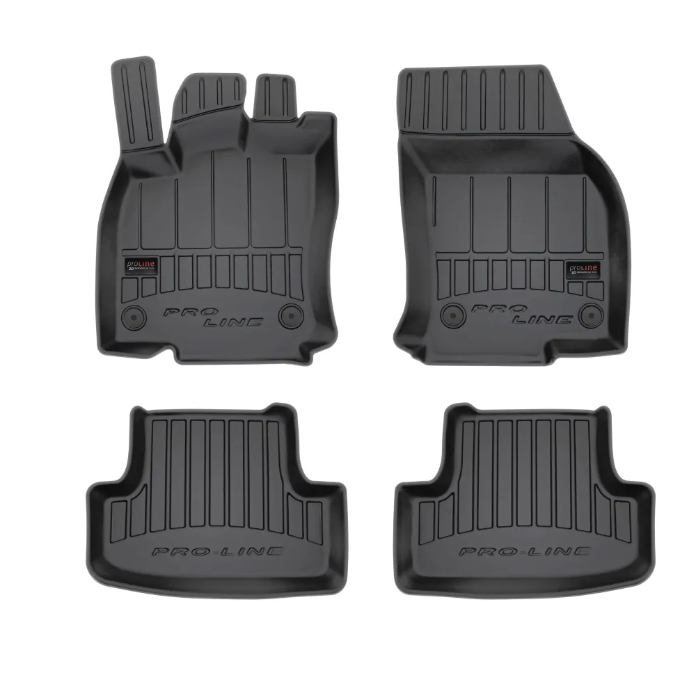 Gulvmatter Audi Q2 / SQ2 GA – 3D Premium med sidekant | Frogum