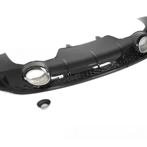 Diffusor Audi Q5 8R 12–16 blank svart, twin outlet PDC – ZTAU23