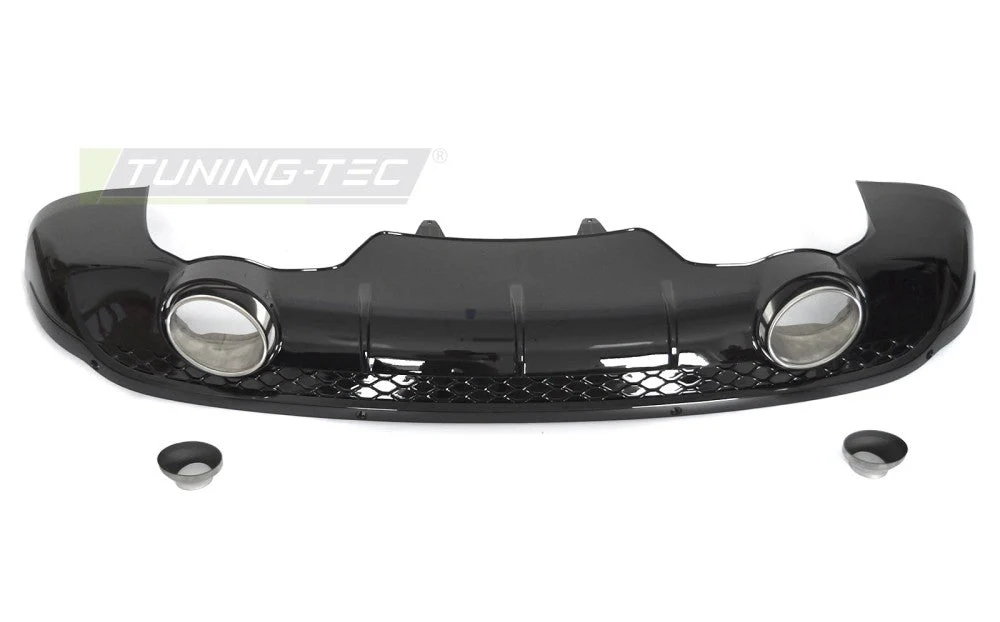 Diffusor Audi Q5 8R 12–16 blank svart, twin outlet PDC – ZTAU23