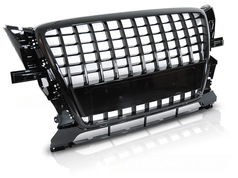 Grill Audi Q5 (2008–2012) Sport Glossy Svart - GRAU84