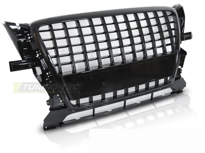 Grill Audi Q5 (2008–2012) Sport Glossy Svart - GRAU84