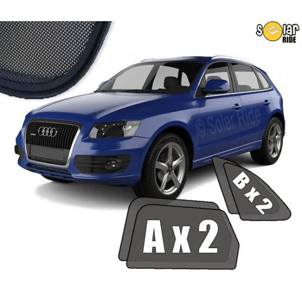 Solskjerm Audi Q5 8R (2008-2016) (4 stk)