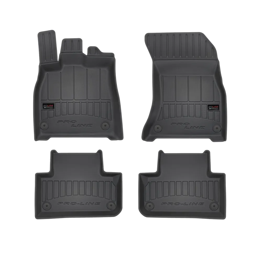 Gulvmatter Audi Q5 FY (2016-2024) – 3D Premium med sidekant | Frogum