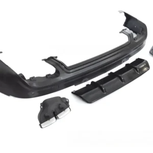 Diffusor Audi Q7 4L 05-15 svart Sport S med PDC - ZTAU25