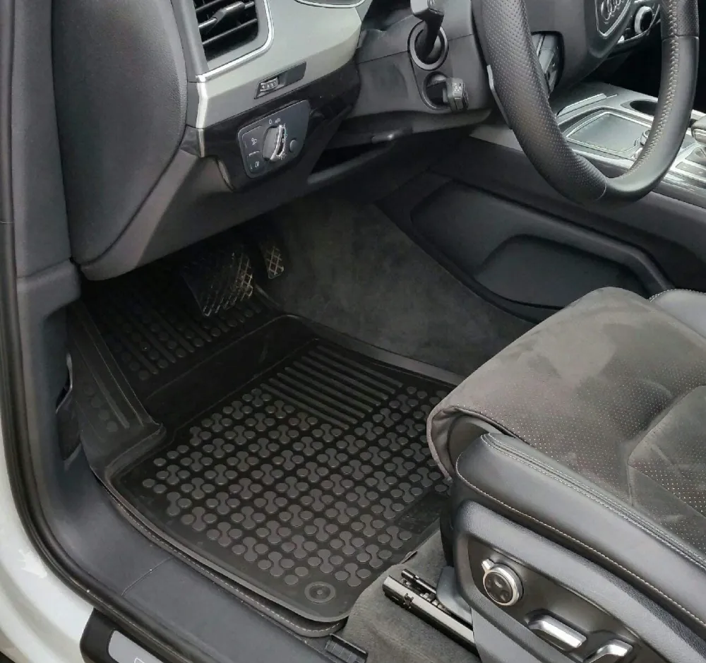 Gulvmatter Audi Q7 4M / SQ7 4M / Q8 – med høykant | Rezaw-Plast