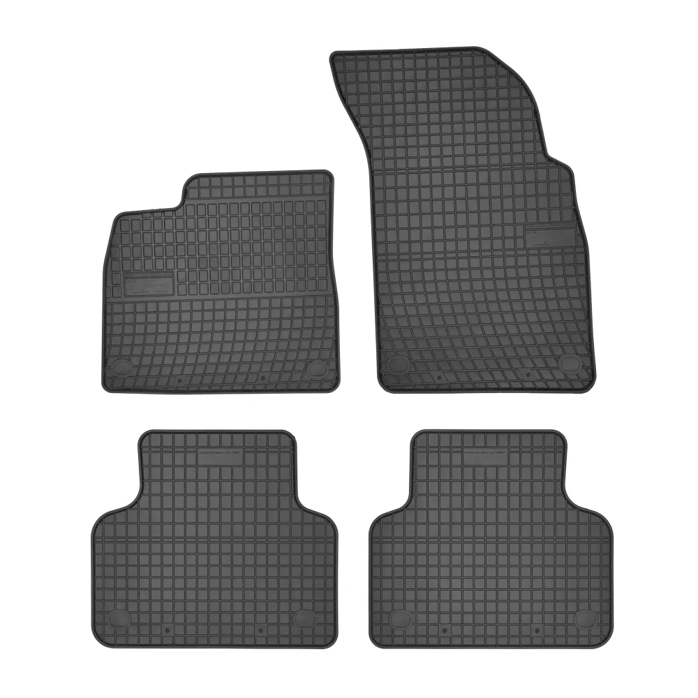 Gulvmatter Audi Q7 4M / SQ7 4M – med sidekant på 1 cm | Frogum