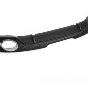 Diffusor Audi TT 8J 06-14 matt svart twin outlet - ZTAU28