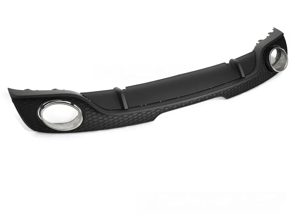 Diffusor Audi TT 8J 06-14 matt svart twin outlet - ZTAU28