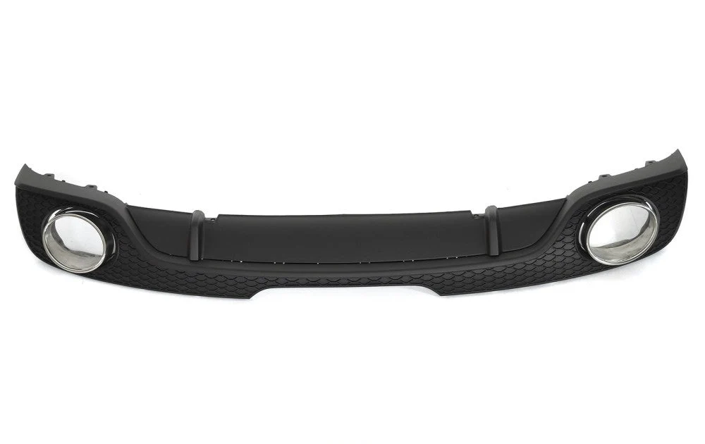 Diffusor Audi TT 8J 06-14 matt svart twin outlet - ZTAU28