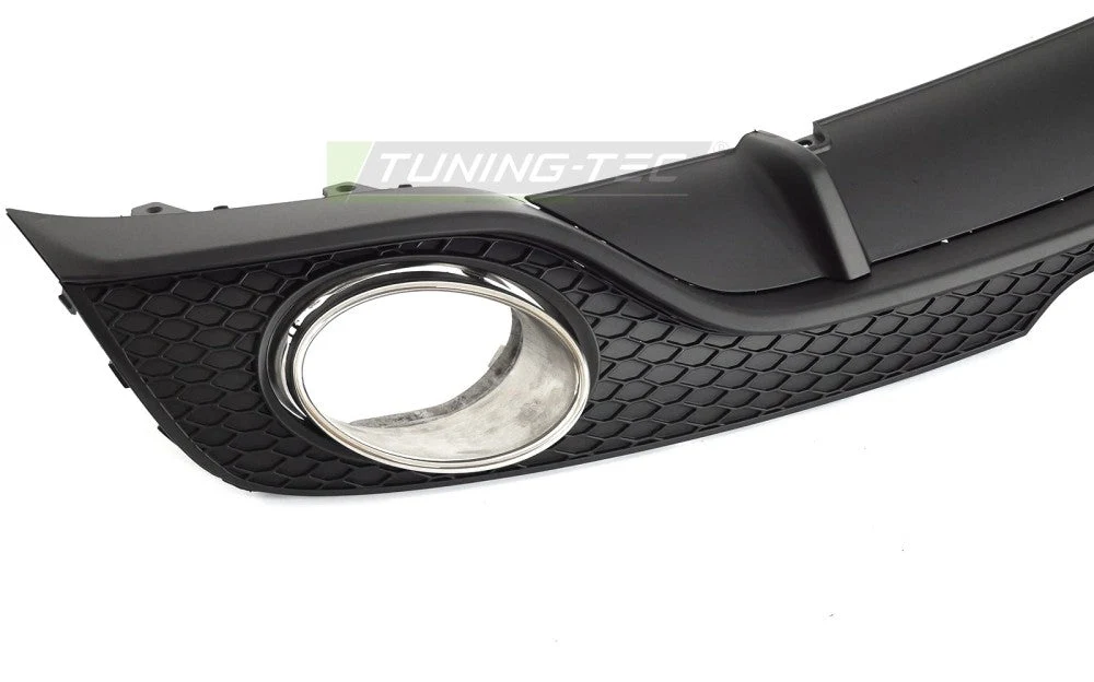 Diffusor Audi TT 8J 06-14 matt svart twin outlet - ZTAU28