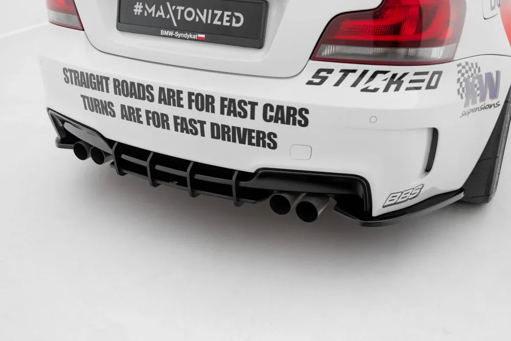 Diffuser BMW 1 M Coupe E82 2007-2013 V1