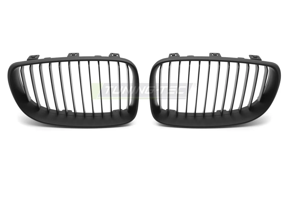 Grill BMW 1-serie E82 2007-2011 Matt Svart - GRBMP6-E82