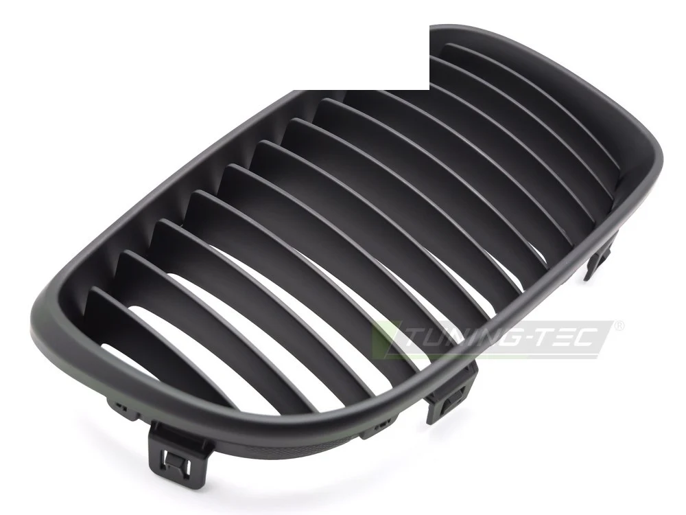 Grill BMW 1-serie E82 2007-2011 Matt Svart - GRBMP6-E82