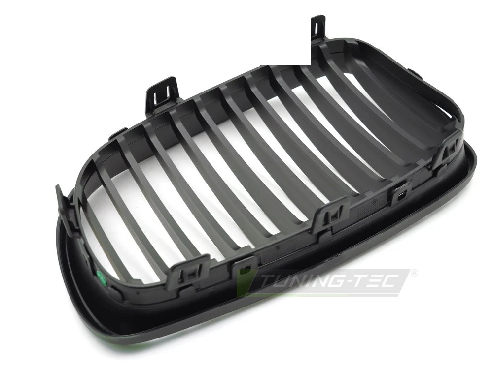 Grill BMW 1-serie E82 2007-2011 Matt Svart - GRBMP6-E82