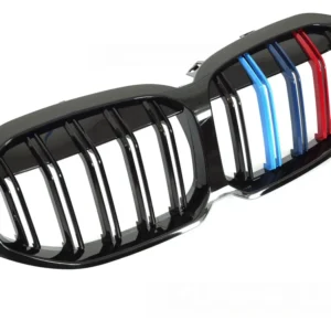 Grill BMW 1 Serie F40 19-24 - Sport Tri-Colour Double Bar Glossy Black