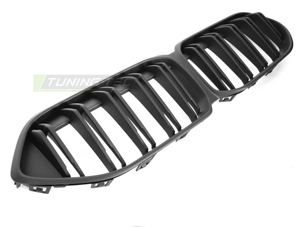 Grill BMW 2-serie F44 2019-2024 Matt Sort Dobbelt Stav Sport - GRBMP8