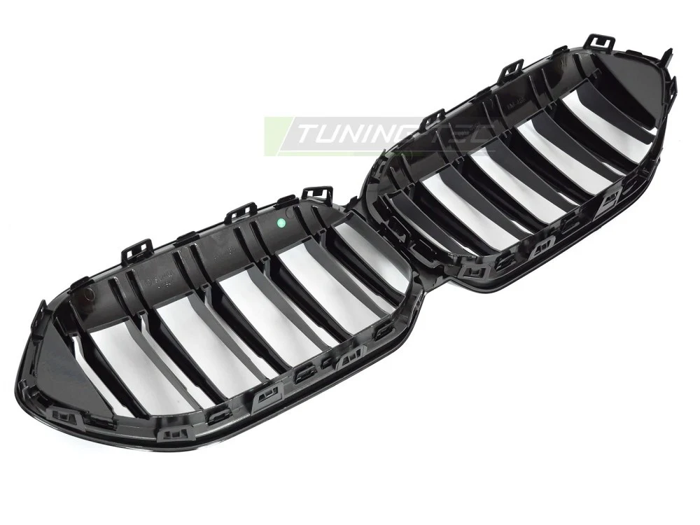 Sportsgrill BMW 2-serie F44 2019-2024 Blank Svart Double Bar - GRBMP7