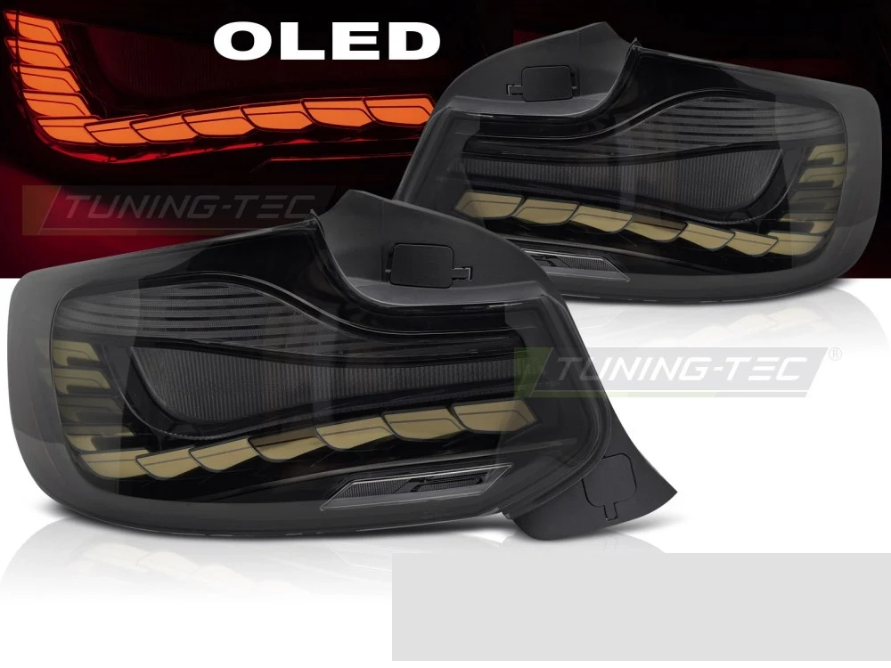 Baklykter BMW 2-Serie F22/F23/F87 (2014–2021) OLED Smoke - LDBML2