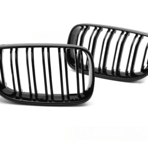 Sportsgrill BMW 2-serie F22/F23 2013-2021 Glossy Svart Dobbeltstavet - GRBMG8