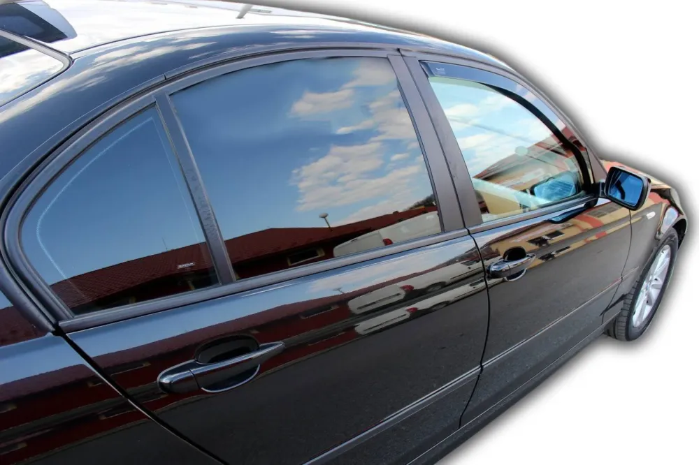 Vindavviser Bmw 3 (E 46) / sett 4 stk. (1998-2007) – PMMA Plexi | Heko