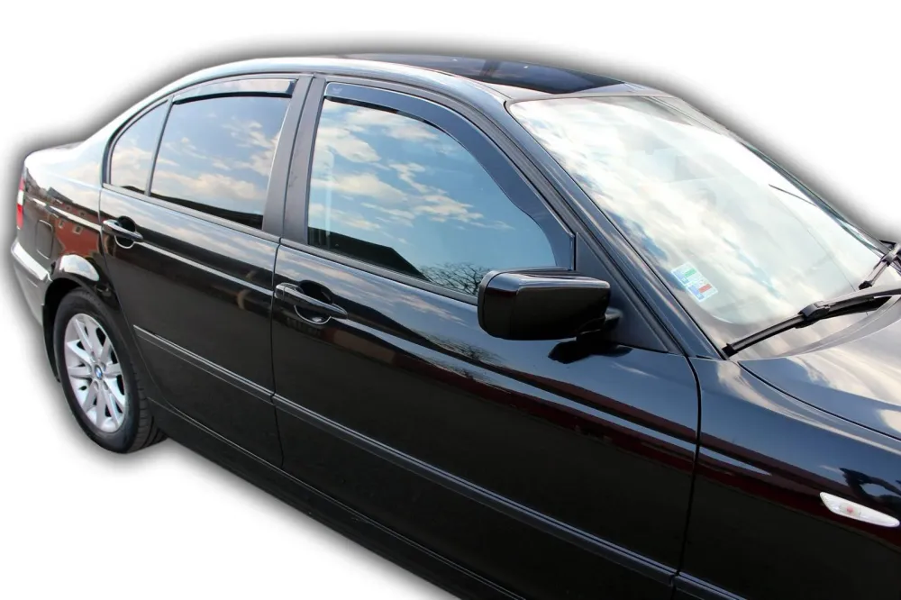 Vindavviser Bmw 3 (E 46) / sett 4 stk. (1998-2007) – PMMA Plexi | Heko