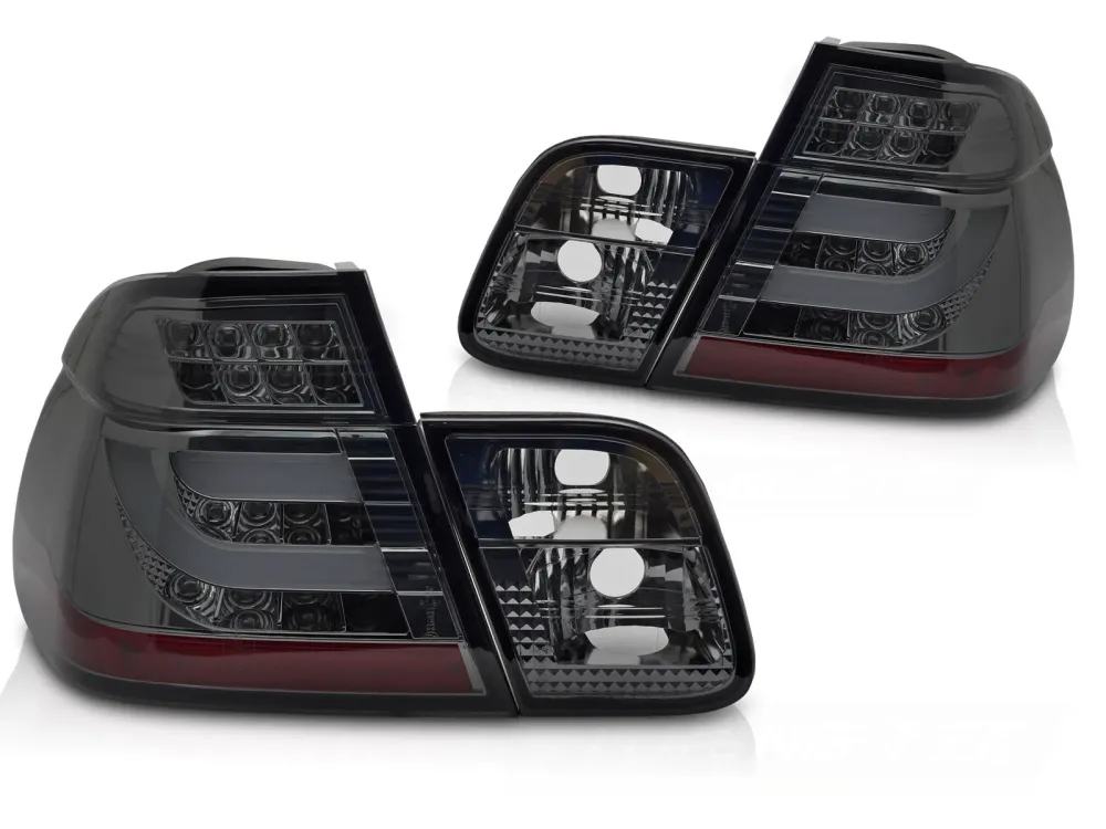 Baklykter BMW 3-serie E46 Sedan 1998-2001 LED Smoke - LDBMO1