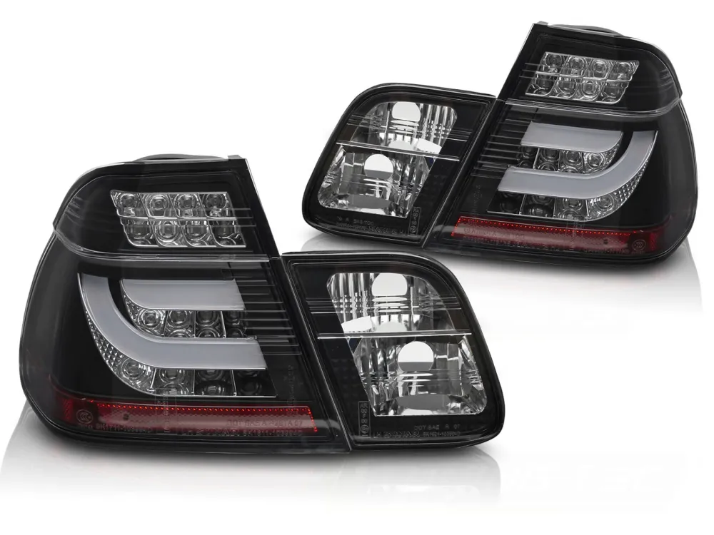 Baklykter BMW 3-serie E46 Sedan 1998-2001 LED Svart - LDBMN7