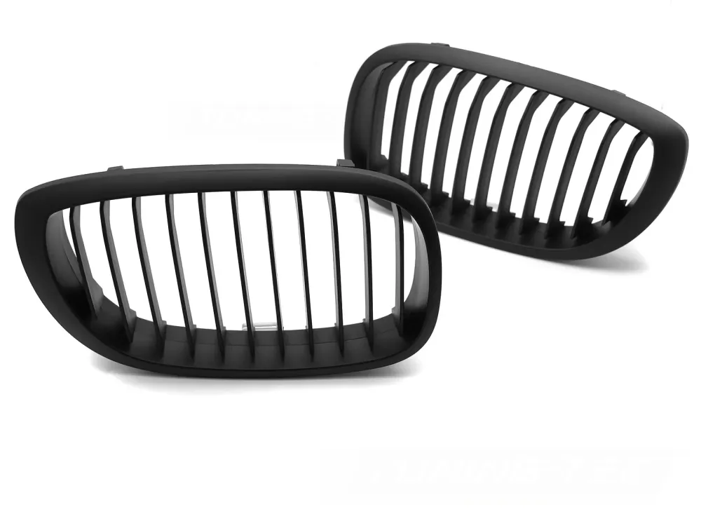 Grill BMW 3-serie E46 LCI Sedan/Touring 2001–2005 Matt Svart - GRBMR1