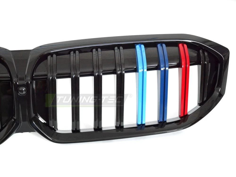 Grill BMW 3-serie G20 Sedan 2018– Blank Svart Tri-Colour - GRBMK8-G20