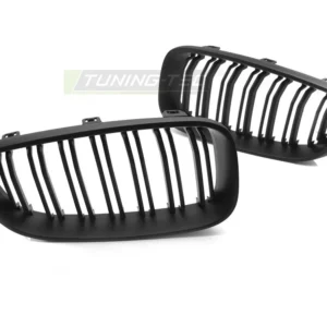Sportsgrill BMW 3-serie Gran Turismo F34 2013-2017 Matt Svart Dobbel Ribbe - GRBMR3