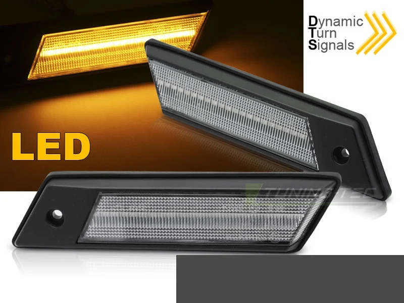 Blinklys BMW 3-Serie E30 (1982–1994) LED Sekvensiell Krom - KBBM59-E30