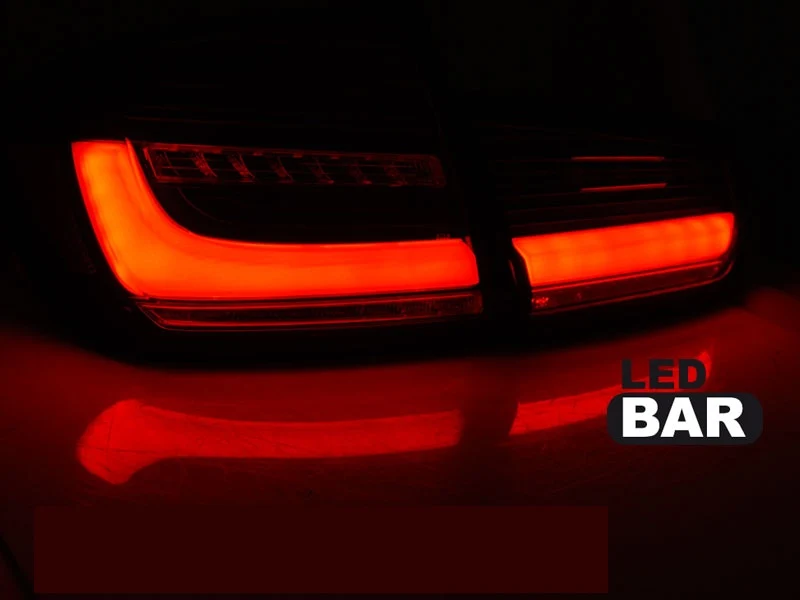 Baklykter BMW 3-Serie F30 (2011–2018) LED Bar Sekvensiell Rød Tonet - LDBMJ9